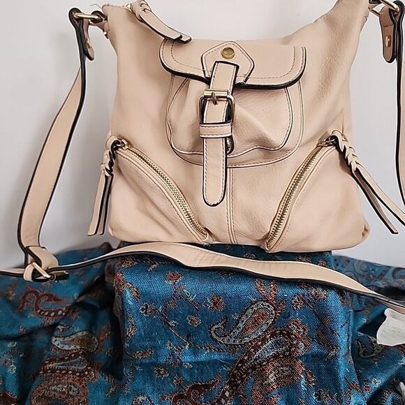 MG Collection Shoulder Bag Congac Lots Of Space - Picture 2 of 12